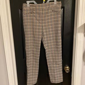 Plaid dress pants